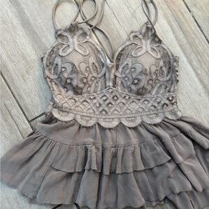 Lace detail top